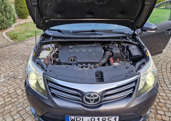 Toyota Avensis cena 41800 przebieg: 236900, rok produkcji 2012 z Płock małe 277